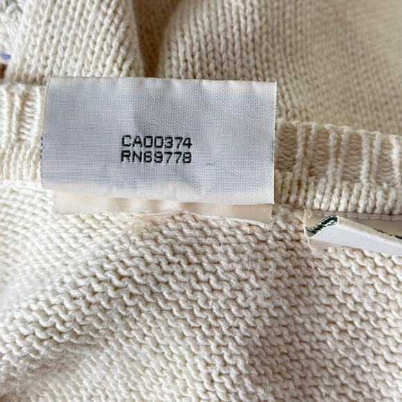 Vintage 90s Y2k Fair Isle Sweater Vest Grandma Cottage Gloomy Coquette S M - Picture 4 of 8